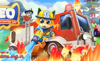 Leo The Firefighter Cat-TENOKE